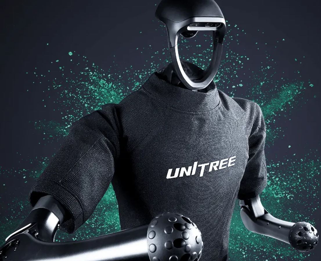 Unitree H1 humanoid robot showing its articulated joints